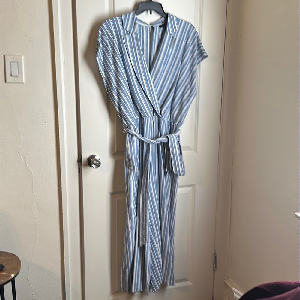 Striped jumpsuit